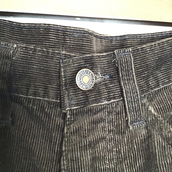 Rare Vintage 1970’s Levi’s Brown Corduroy Flare Leg Pants with Talon 42 Zipper. - Picture 7 of 14